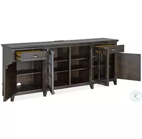 Westley Falls Graphite Wood 80" Console