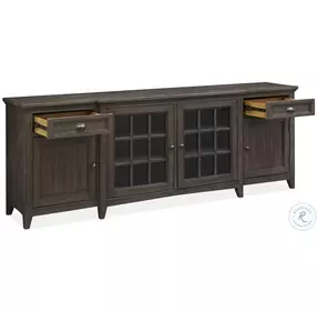 Ashbury Falls Graphite Wood 90" Console