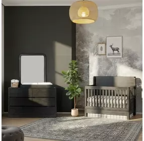 Modena Midnight Blue Convertible Crib