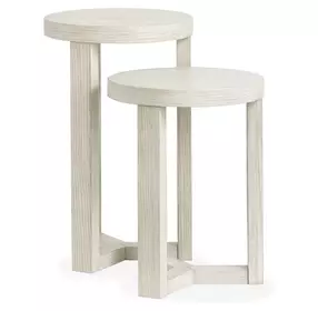 Refton Balboa Mist Round Nesting Accent Table