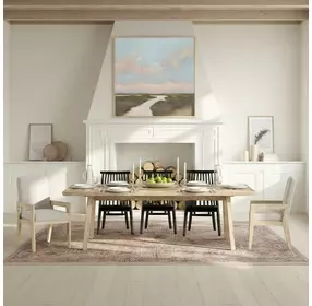 Arcadia Antique Oak 96" Rectangular Dining Table