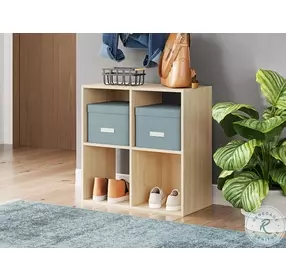 Piperton Tan Four Cube Organizer