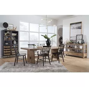 Lindon Coffee Bean Side Chair Set of 2