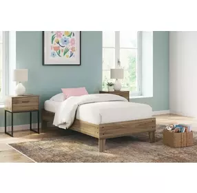 Deanlow Honey Twin Platform Bed