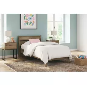 Deanlow Honey Twin Panel Headboard