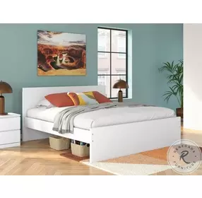Onita White King Panel Bed