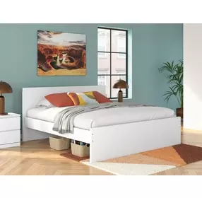 Onita White King Panel Headboard