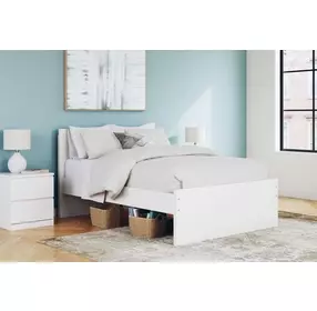 Onita White Full Panel Headboard