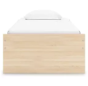 Onita Natural Youth Platform Storage Bedroom Set with 2 Drawers