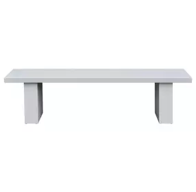 Nash Outdoor Dining Buff Outdoor Dining Bench