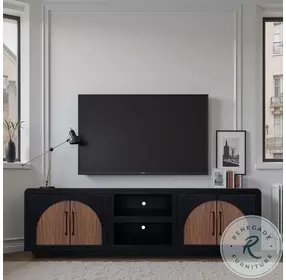 Eclipse Clove And Natural Walnut 92" TV Stand