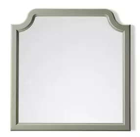 Pure Maple Sage Arched Garden Dresser Mirror
