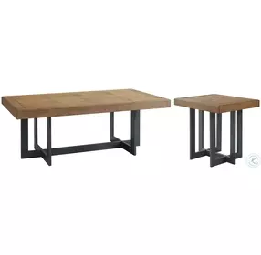 Eden Rustic And Dune 16" Chairside Table