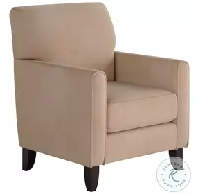Bella Mauve Blush Straight Arm Accent Chair