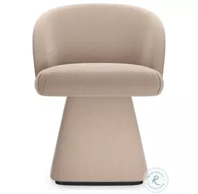 Vuelta Light Taupe Velvet Dining Chair