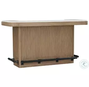 Wanderlust Glazed Natural Oak 78" Bar Set