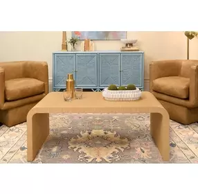Eleanor Painted Light Blue 4 Door Cabinet