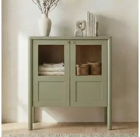 Hannah Green 2 Door Cabinet