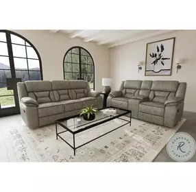 Kaoru Grey Reclining Loveseat