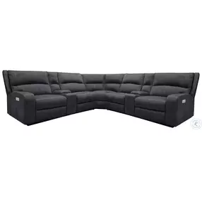 Nova Slate 7 Piece Modular Power Reclining Sectional