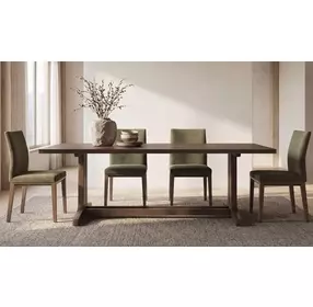 Frankie Olive Upholstered Dining Chair Set of 2