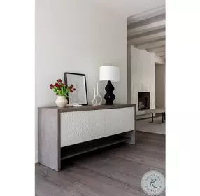 Erinn V X San Roque Weathered Oak Console Table