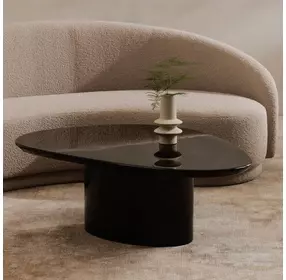 Eden Black Free Form Coffee Table