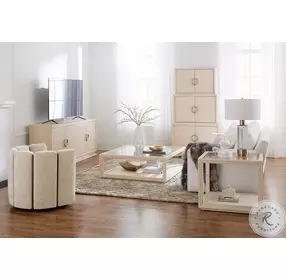 Nouveau Chic Sandstone End Table