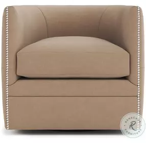 Palazzo Light Brown Swivel Chair