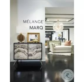 Rockee Black Two Door Chest