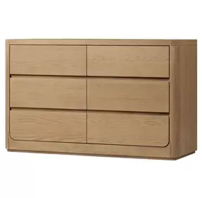 Modena Natural 6 Drawer Dresser
