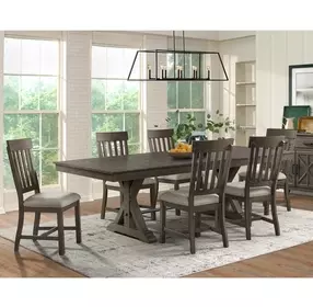 Sullivan Burnished Clay 104" Extendable Rectangular Dining Table