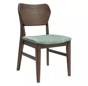 West End Sage Green and Saddle Brown Upholstered Side Chair Set of 2