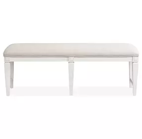 Willowbrook Beige Upholstered Bench