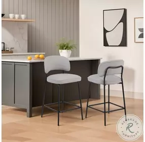 Blythe Ivory Counter Height Stool Set Of 2