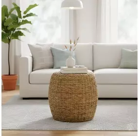 Banyan Natural Round End Table