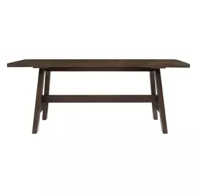 West End Saddle Brown Rectangular Lodge Dining Room Set