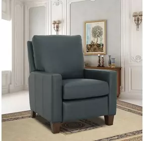 Fairview Santa Fe Ocean Leather Push Thru The Arms Recliner