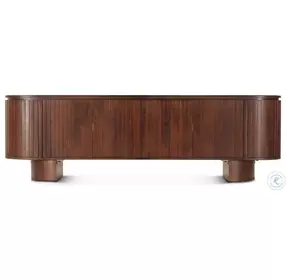 Antonio Aged Mahogany 79" Media Cabinet