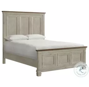 Bloomfield Medium Brown And Washed Stone Panel Bedroom Set