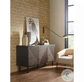 Mercantile Black Jachar Entertainment Credenza