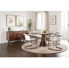 Provence Dark Sienna 54" Round Dining Table