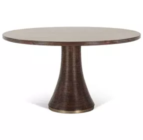 Provence Dark Sienna 54" Round Dining Room Set
