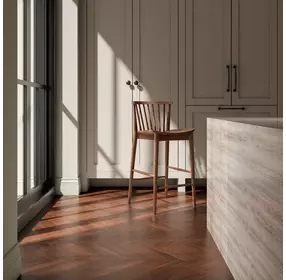Marley Walnut Counter Height Stool