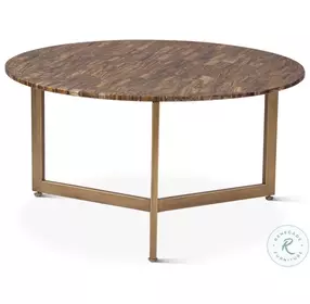 Mumbai Tiger Eye 36" Occasional Table Set