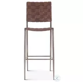 Lund Buffalo Leather Bar Stool