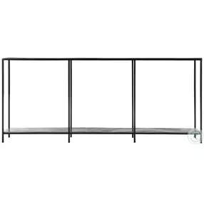Equinox Nickel Console Table