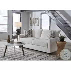 Juniper Hutton Ivory Full Size Air Mattress Sleeper Sofa