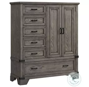 Forge Brushed Steel 6 Drawer Gentlemans Chest