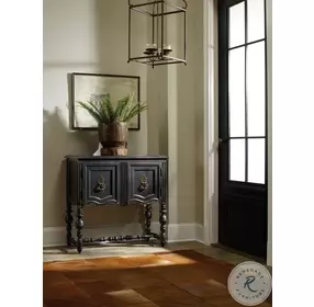 Fusion Black Two Door Chest